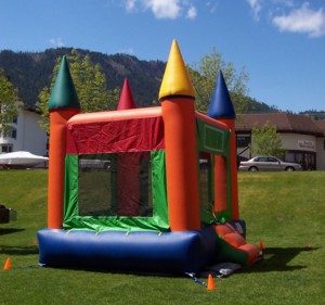 Moonwalk bouncy house castle